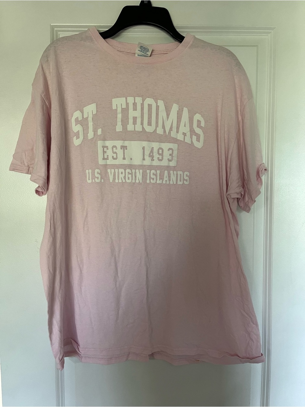 St. Thomas Pink Graphic Tee - U.S. Virgin Islands